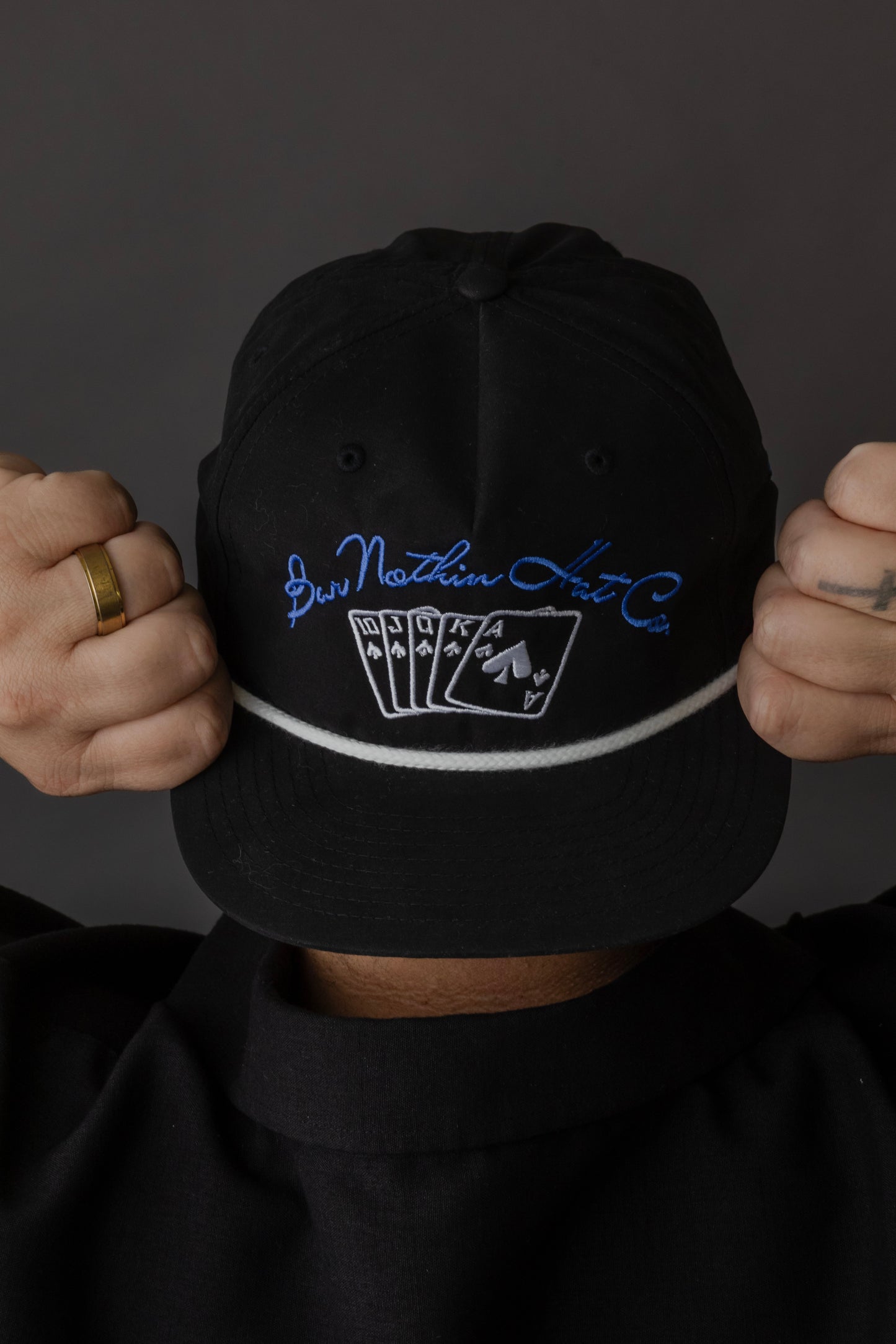 The “Card Suit of Spades” Richardson 256 Rope Cap