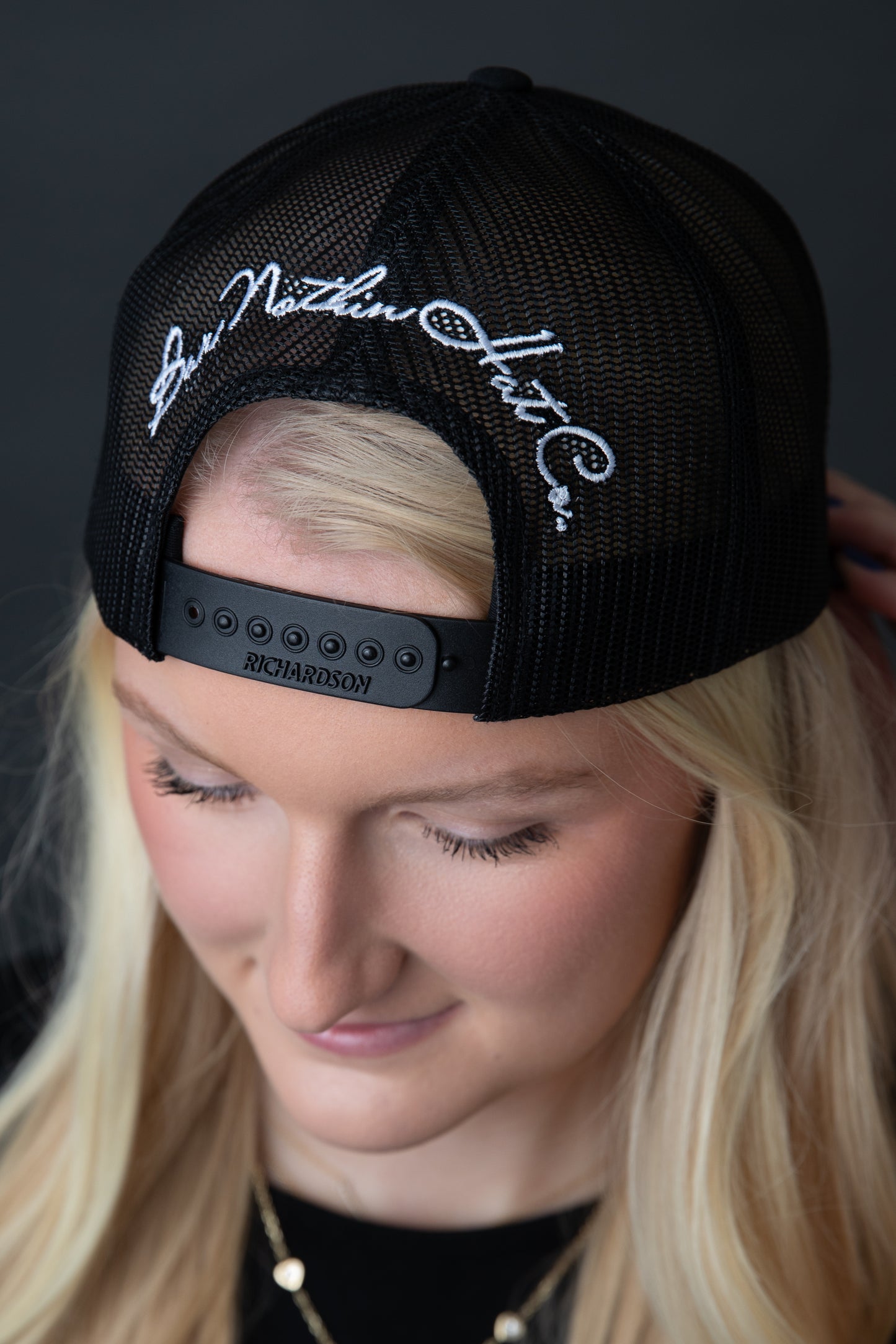 The "Big Bar Nothin'" Black Cap - 112 ( Our Signature Cap )