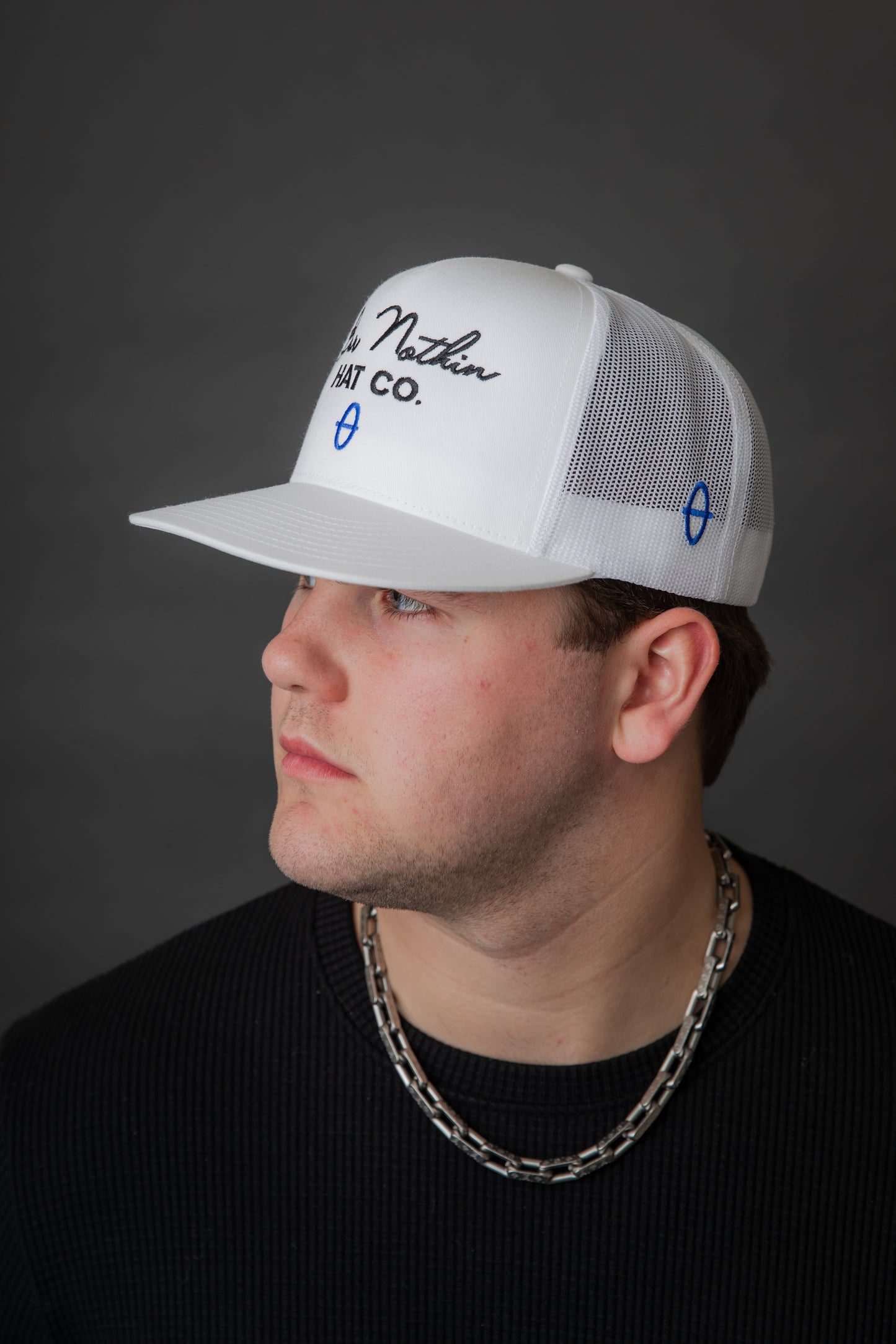 The" Little Bar Nothin’" White Cap - Yupoong Flexfit