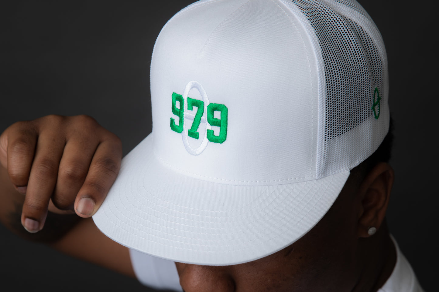 The “979” Kelly Green Cap - Flexfit Yupoong