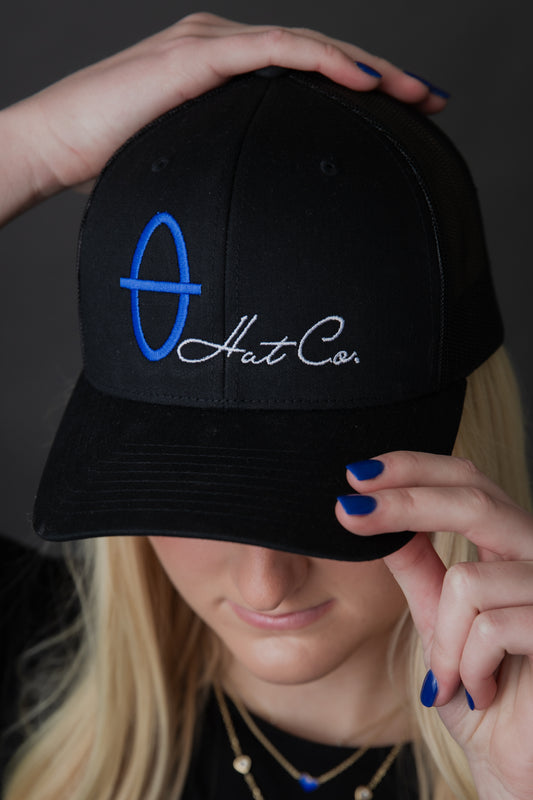The "Big Bar Nothin'" Black Cap - 112 ( Our Signature Cap )